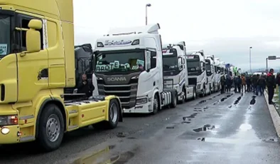 Schengen Vize Protestosu AB Sınırlarını Kilitledi: Tırlar Kilometrelerce Kuyrukta Kaldı