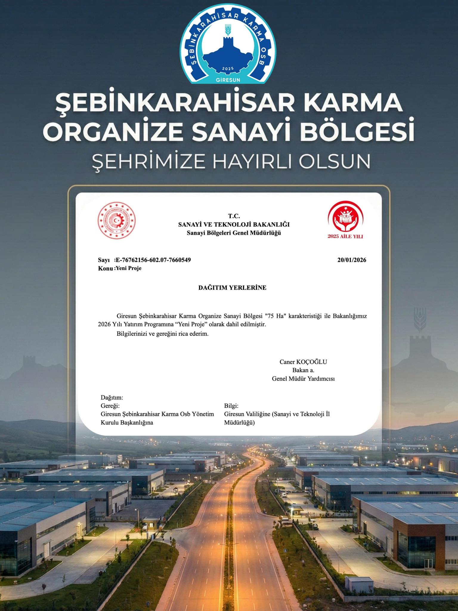 Şebinkarahisar Karma Organize Sanayi Bölgesi