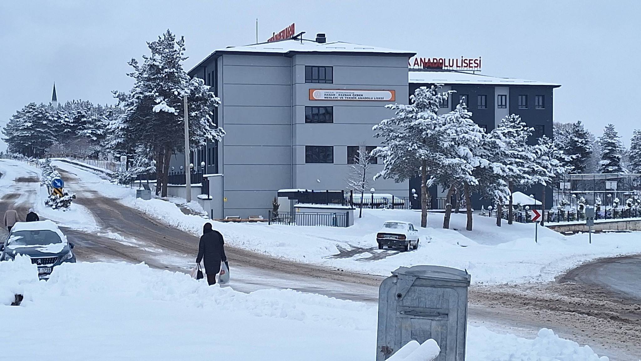 Şebinkarahisar kar yağışı
