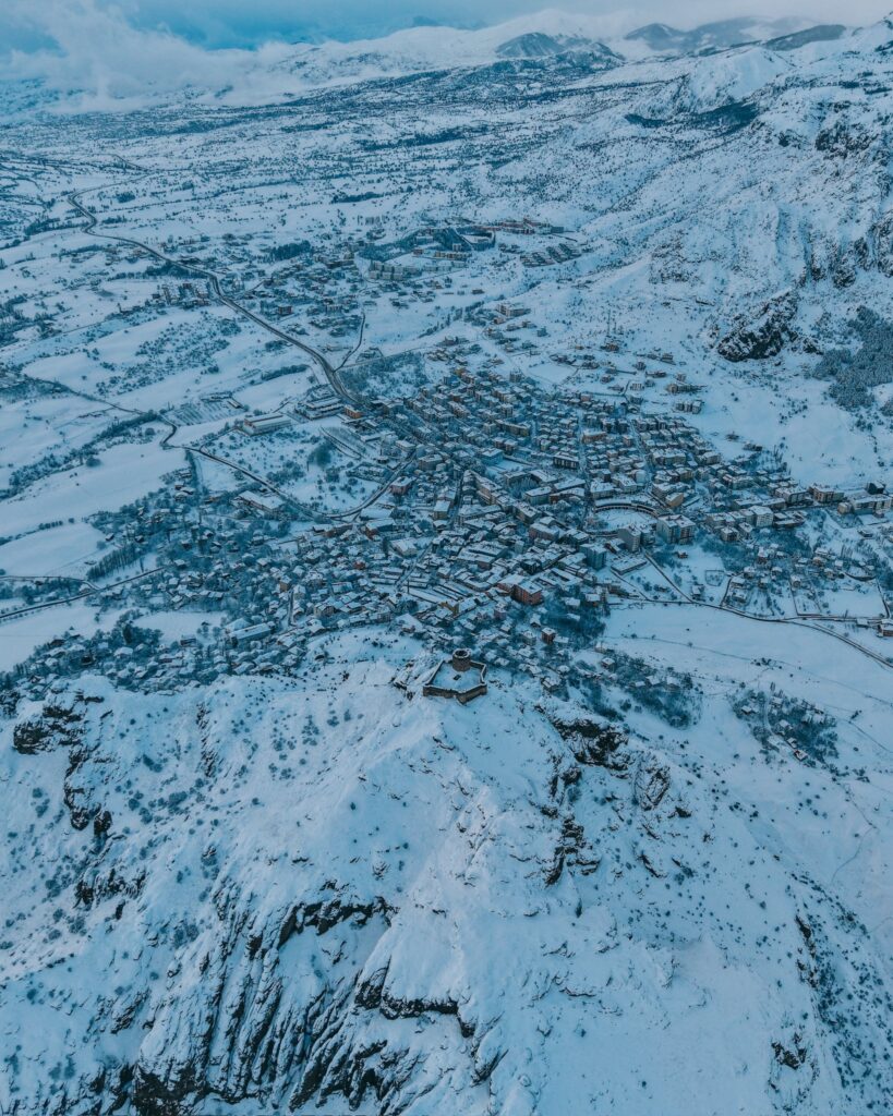 Şebinkarahisar kış manzaraları