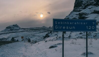 Kışın Beyaza Büründüğü Şebinkarahisar Hayran Bıraktı