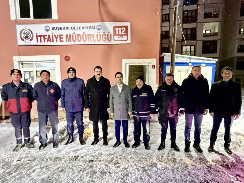 Suşehri itfaiye ve AFAD ziyareti