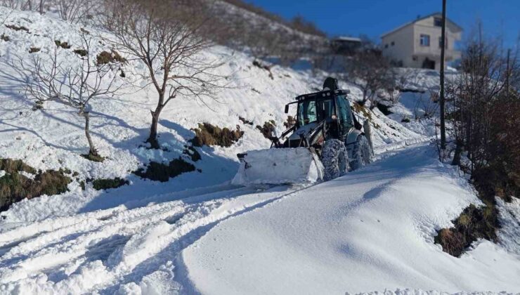 Büyükşehir Ekiplerinden Yoğun Kar Mesaisi