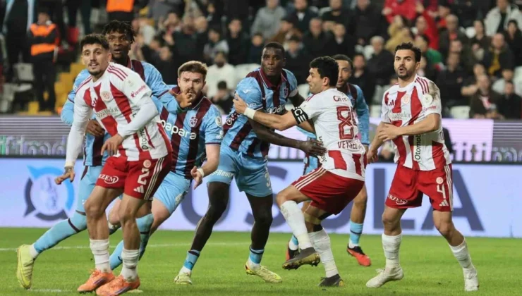 Trabzonspor – Antalyaspor maçında kritik beraberlik: Süper Lig 20. haftası 1-1 bitti