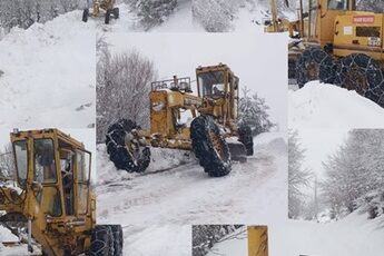Yakakent’te Kar Yağışı Sonrası Belediyeden Yoğun Mesai