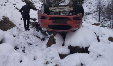 Gümüşhane’de “Ölüm Yolu” Yine Korkuttu