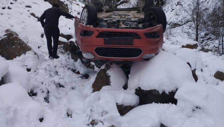 Gümüşhane’de “Ölüm Yolu” Yine Korkuttu