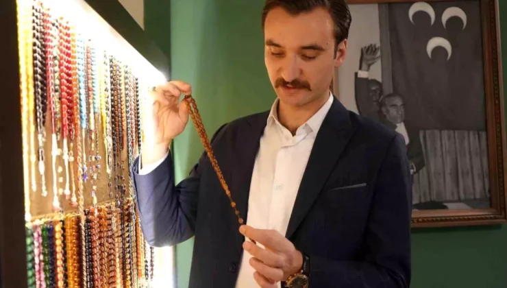 Kastamonu’da bir merak atölyeye dönüştü: El emeği tespihler ilgi görüyor