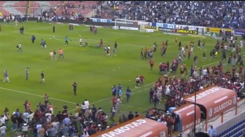 futbol maçında silahlı saldırı