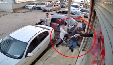 Hastane Önünde Silahlı Kavga: Güvenlik Kamerası Görüntüleri Ortaya Çıktı