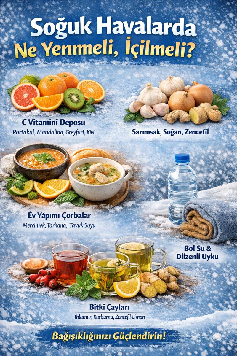 soğuk havalarda ne yenmeli