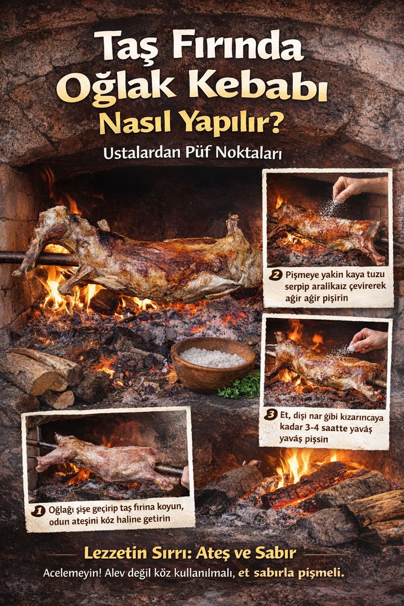 taş fırında oğlak kebabı