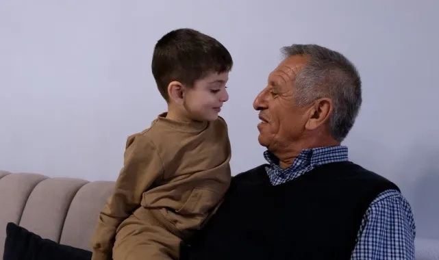 Abdullah Çelik ve torunu Yusuf Berk