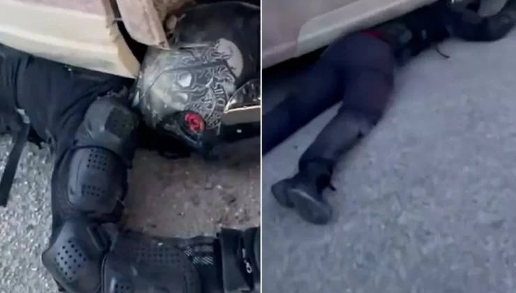 Adana’da İnanılmaz Kurtuluş: Tırın Altında Kalan Motorcuya Ekipman Kalkanı