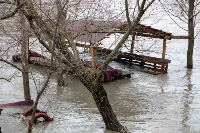 Amasya Yeşilırmak su seviyesi yükselmesi