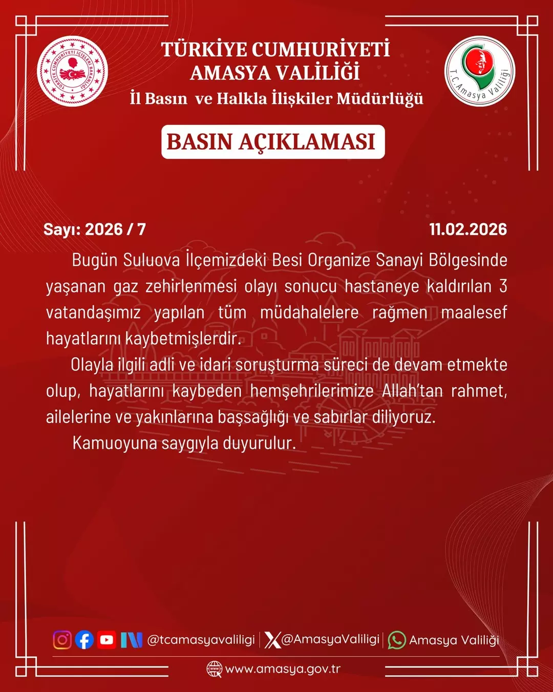 Amasya biyogaz tesisinde metan gazı faciası