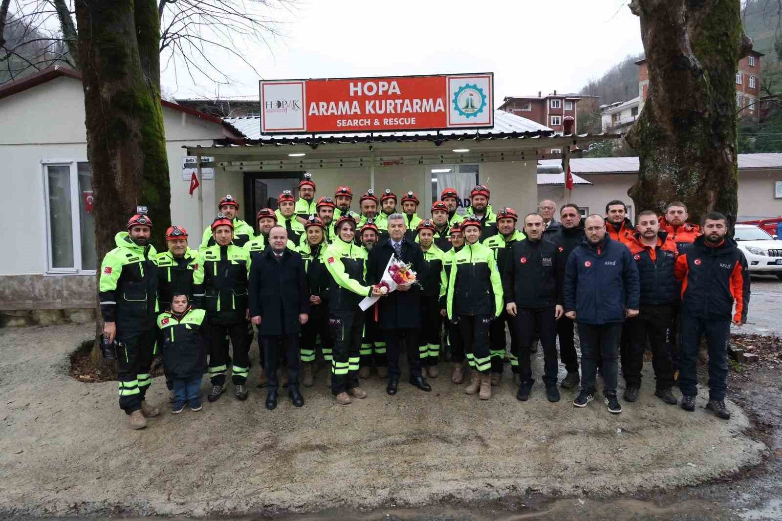 Artvin Ardanuç çığ arama çalışmaları