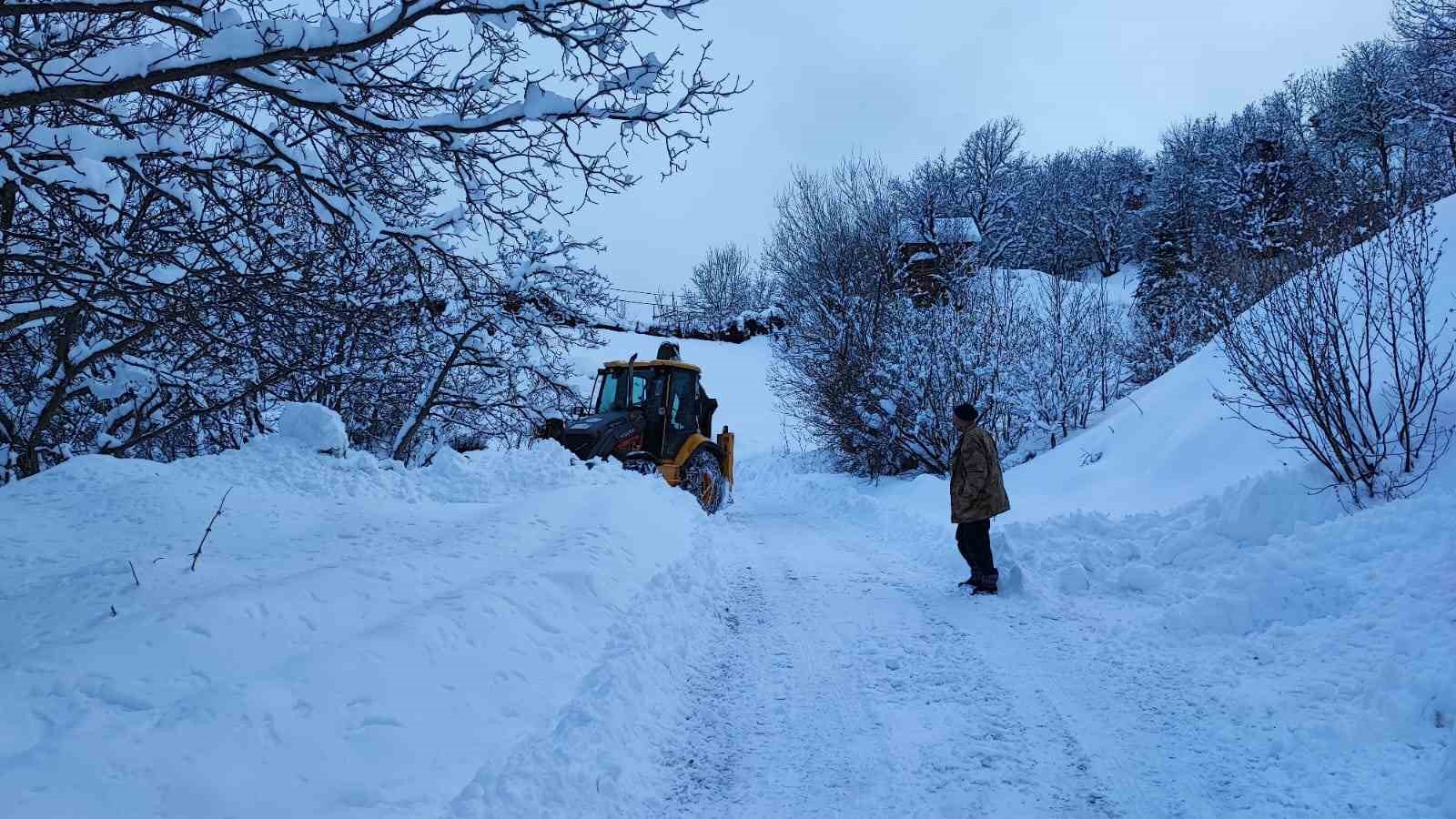 Artvin kapalı köy yolları