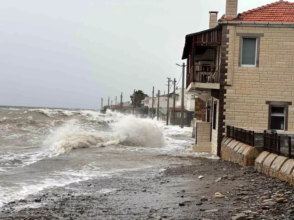 Ayvacık Küçükkuyu lodos fırtınası