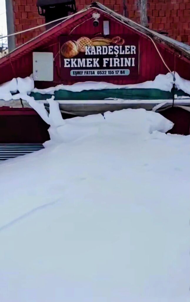 Bektaş Yaylası kar yağışı