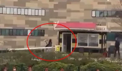 Bursa’da taksi tartışması kamerada: Kadın durak camlarını kırdı