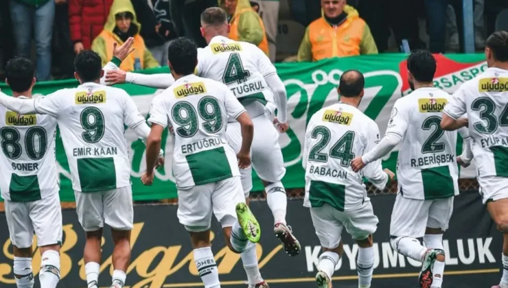 Zirve Yeniden Yeşil-Beyazlıların: Bursaspor 1. Lig Yolunda Kritik Avantajı Ele Geçirdi