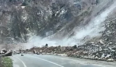 Çayeli’nde Heyelan Alarmı: Köy Yolu Ulaşıma Kapandı