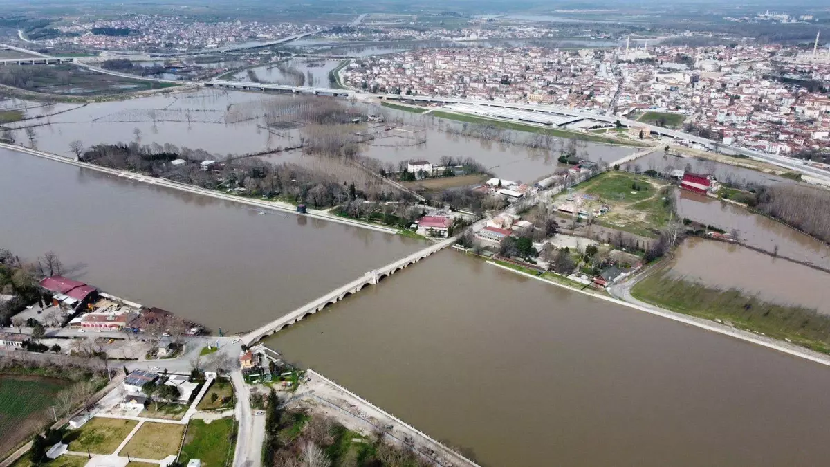 Edirne Meriç ve Tunca nehri taşkın kurtarma