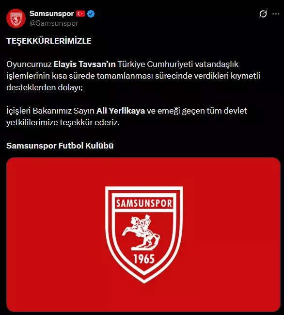 Elayis Tavsan Türk vatandaşlığı