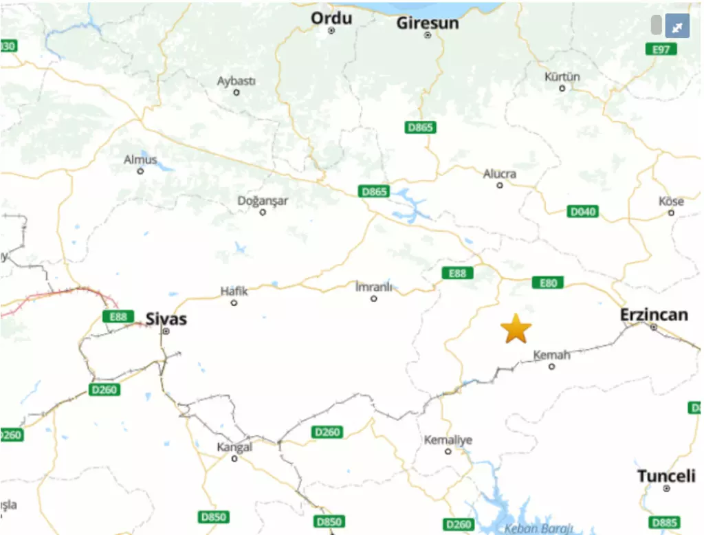 Erzincan deprem son dakika