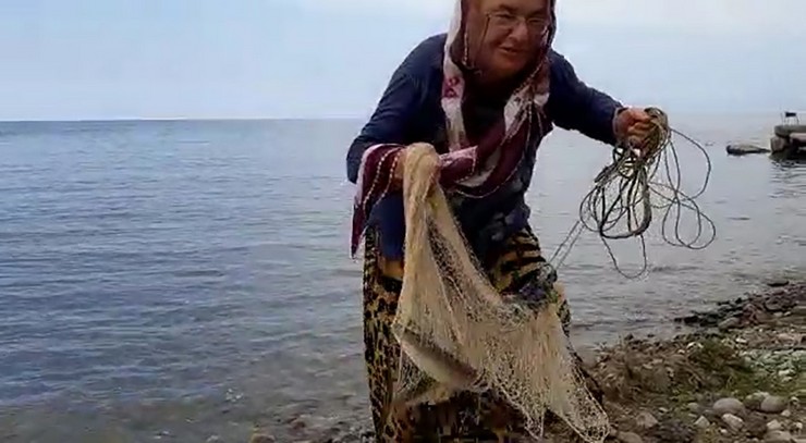 Fatma Teyze balık avı