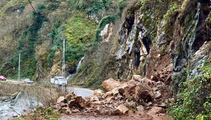 Espiye ve Güce Arasında Yol Açma Seferberliği: Heyelanlı Bölge Ulaşıma Açıldı