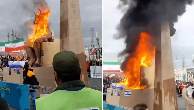 İran’daki Protestolarda Yakılan Kukla Dünya Gündeminde