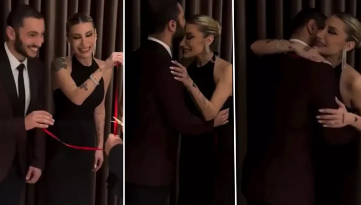 rem Derici Aile Arasında Nişanlandı: Mutluluk Gözlerinden Okunuyordu