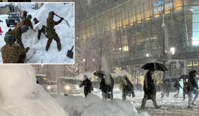 Japonya’yı Felç Eden Kar Fırtınası Can Almaya Devam Ediyor