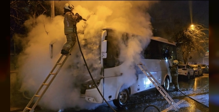 Kadıköy midibüs yangını