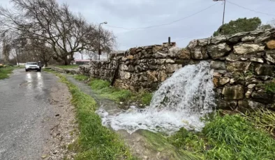 Kaz Dağları’nda Doğa Mucizesi: Kuraklıktan Sonra Taşların Arasından Sular Fışkırdı!