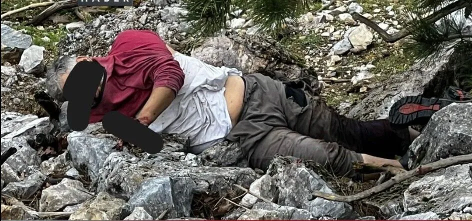 Kuşadası uçurumda cansız beden