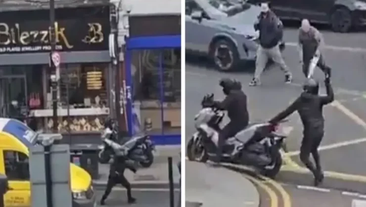 Londra’da Türk Kuyumcusuna Motosikletli ve Palalı Baskın