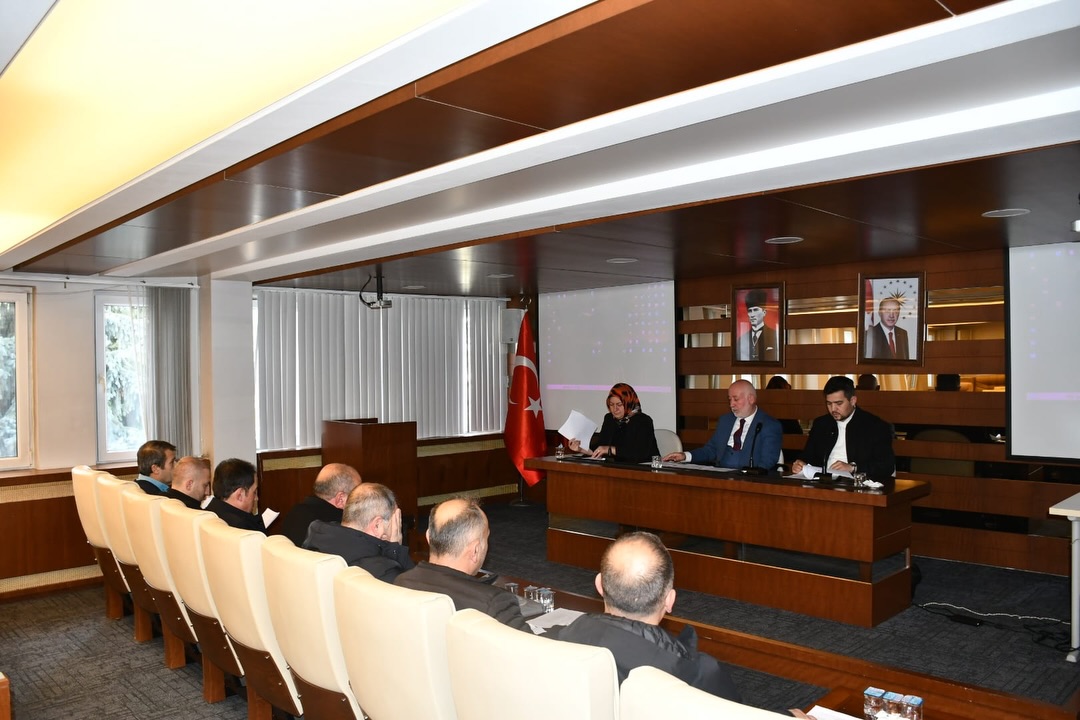 Şebinkarahisar Belediye Meclisi toplantısı