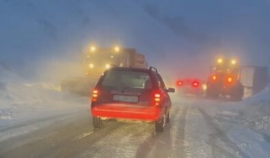 Giresun-Şebinkarahisar Yolunda Kar Esareti: Geçit Vermeyen Kar ve Tipi Sürücüleri Hapsetti