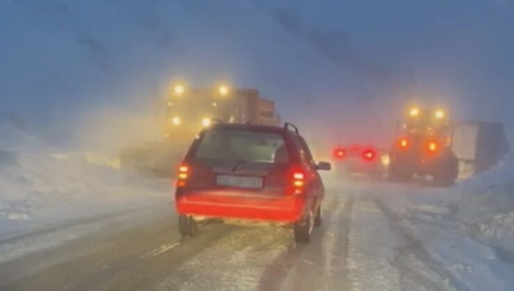 Giresun-Şebinkarahisar Yolunda Kar Esareti: Geçit Vermeyen Kar ve Tipi Sürücüleri Hapsetti