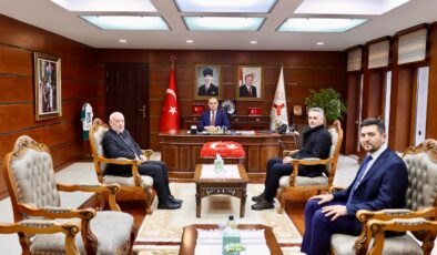 Şebinkarahisar heyetinden Giresun Valisi Mustafa Koç’a ziyaret