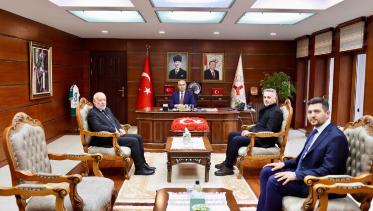Şebinkarahisar heyetinden Giresun Valisi Mustafa Koç’a ziyaret