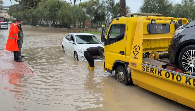 Serik’te Sağanak Kabusu: Oteller Bölgesi Sular Altında Kaldı