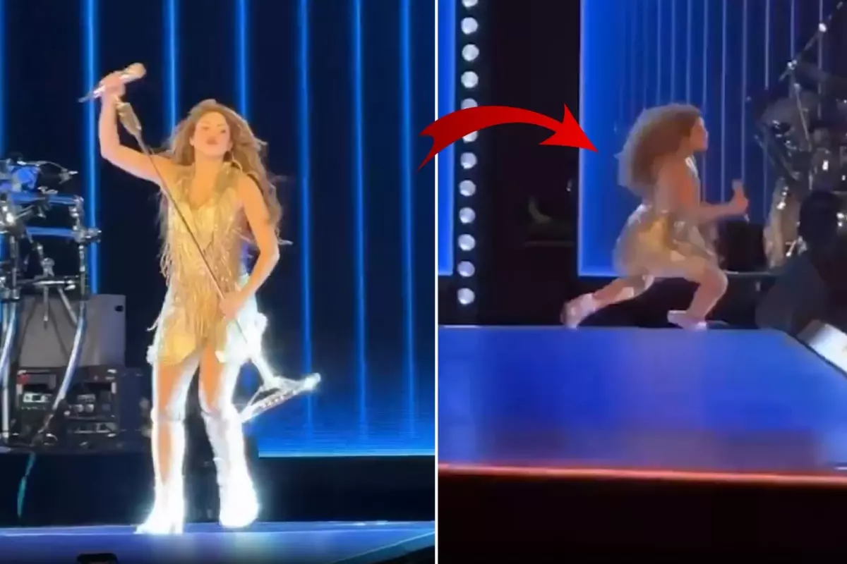 Shakira sahne kazası