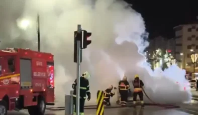 Sivas’ta Seyir Halindeki Takside Korku Dolu Anlar