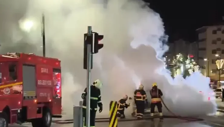 Sivas’ta Seyir Halindeki Takside Korku Dolu Anlar