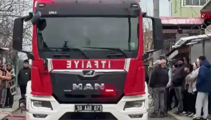Tekirdağ’da Korkutan Ev Yangını: 5’i Çocuk 7 Kişi Son Anda Kurtuldu