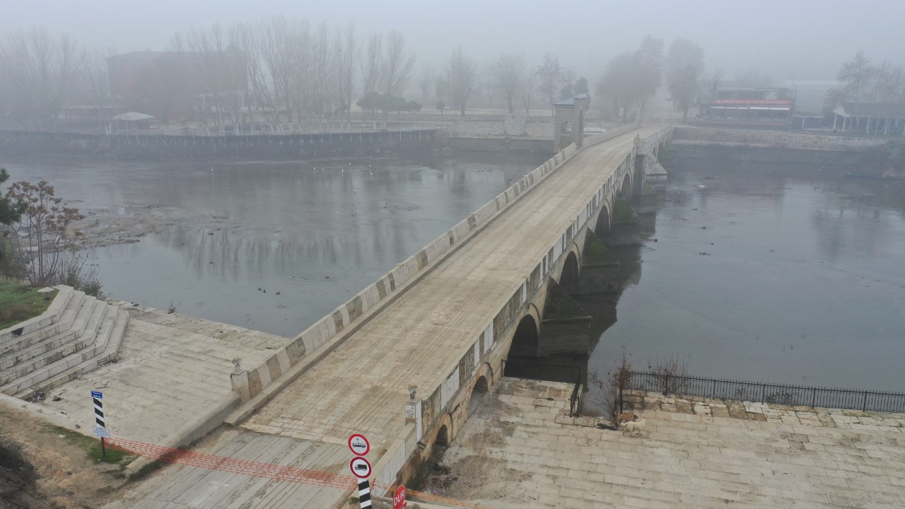 Tunca Köprüsü kapatıldı